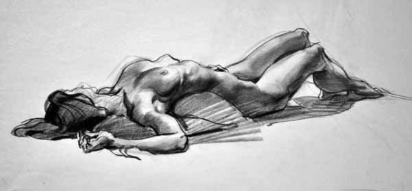 Jaime Jones Reclining Female Figure