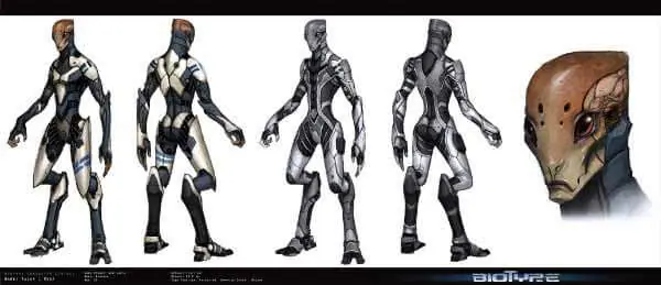 Humanoid Aliens By Dan Mitchell