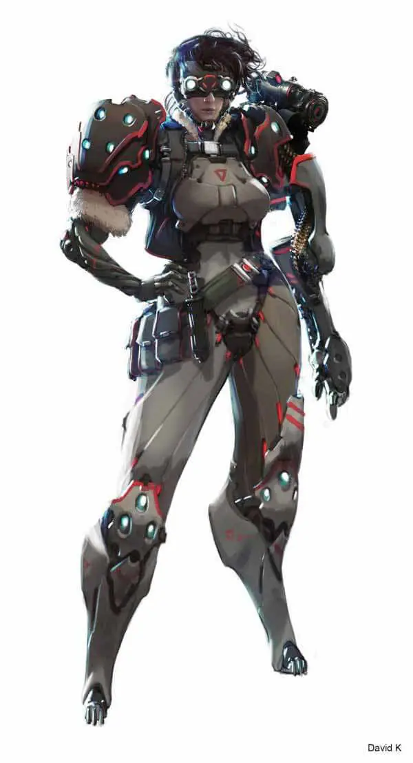 64 Badass Cyberpunk Girl Concept Art And Female Character Designs 6161