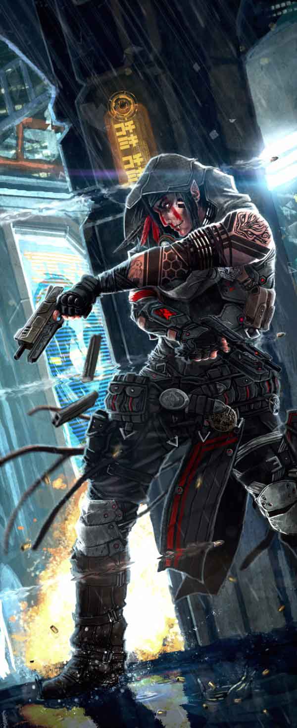 Cyberpunk Shooter By Gordon A Bennetto