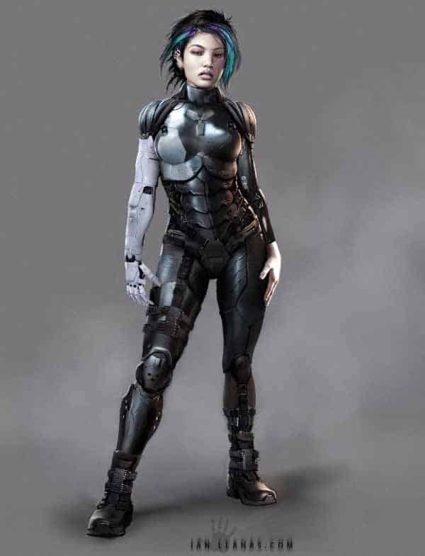 64 Badass Cyberpunk Girl Concept Art And Female Character Designs 9371