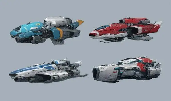 Cool Spaceships By J C Park