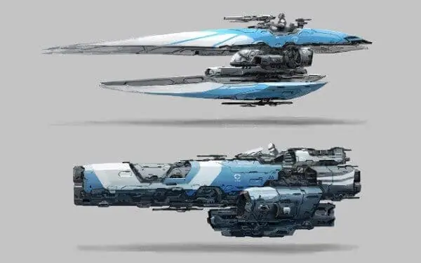 space fleet concept art