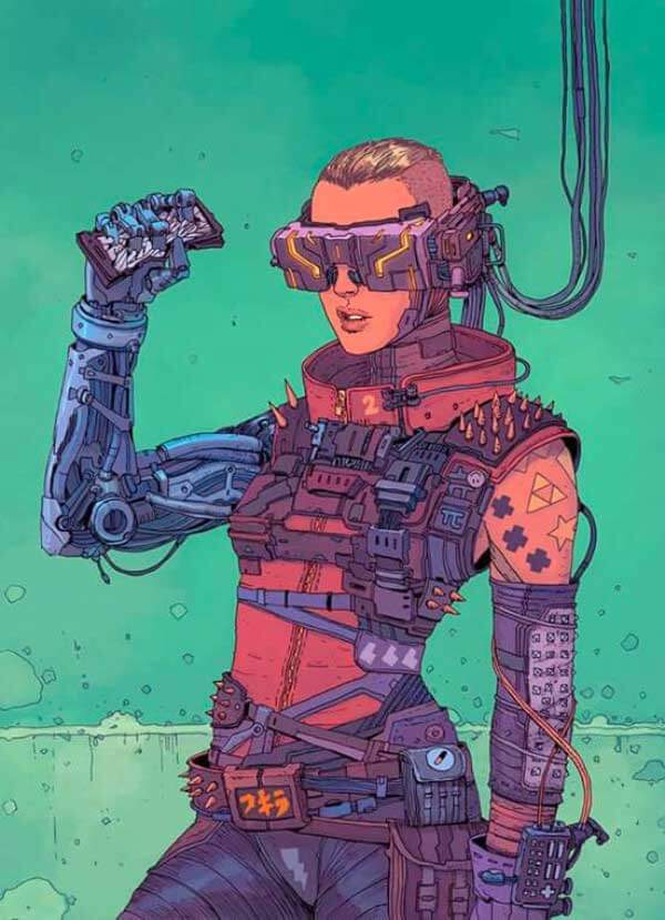 64 Badass Cyberpunk Girl Concept Art And Female Character Designs 6319