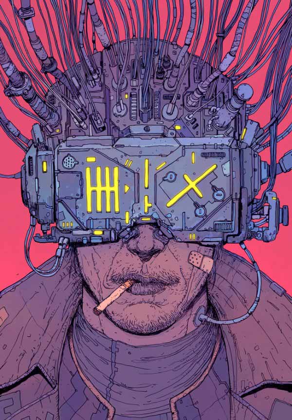 Male Cyberpunk Hacker By Josan Gonzalez 