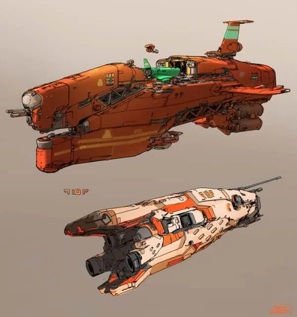 75 Cool Sci Fi Spaceship Concept Art Designs To Get Your Inspired