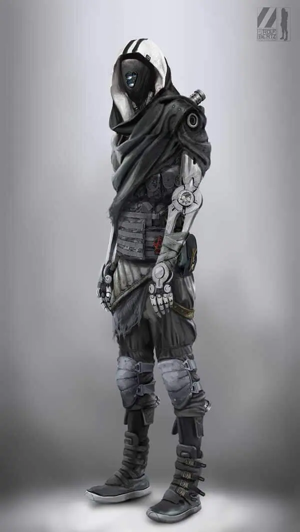 Cyberpunk Character Concept Art