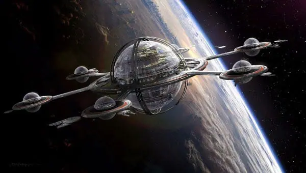 sci fi spacecraft art