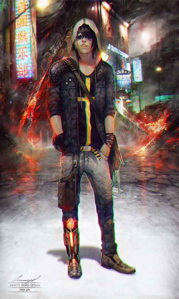 35+ Cool Cyberpunk Character Concept Art, Inspiration & Design