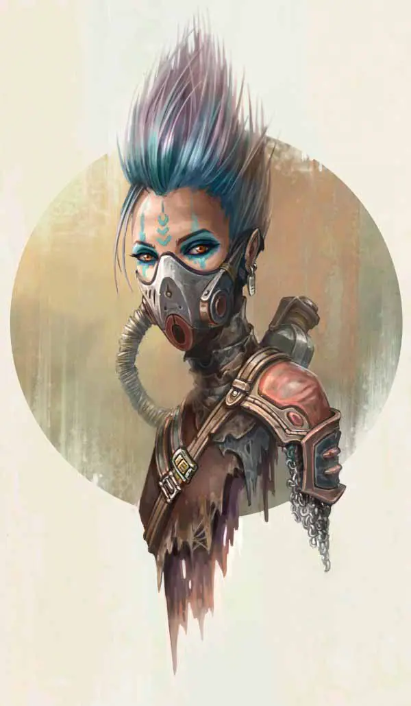 64 Badass Cyberpunk Girl Concept Art And Female Character Designs 7620