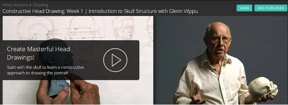 Constructive Head Drawing Video Lesson