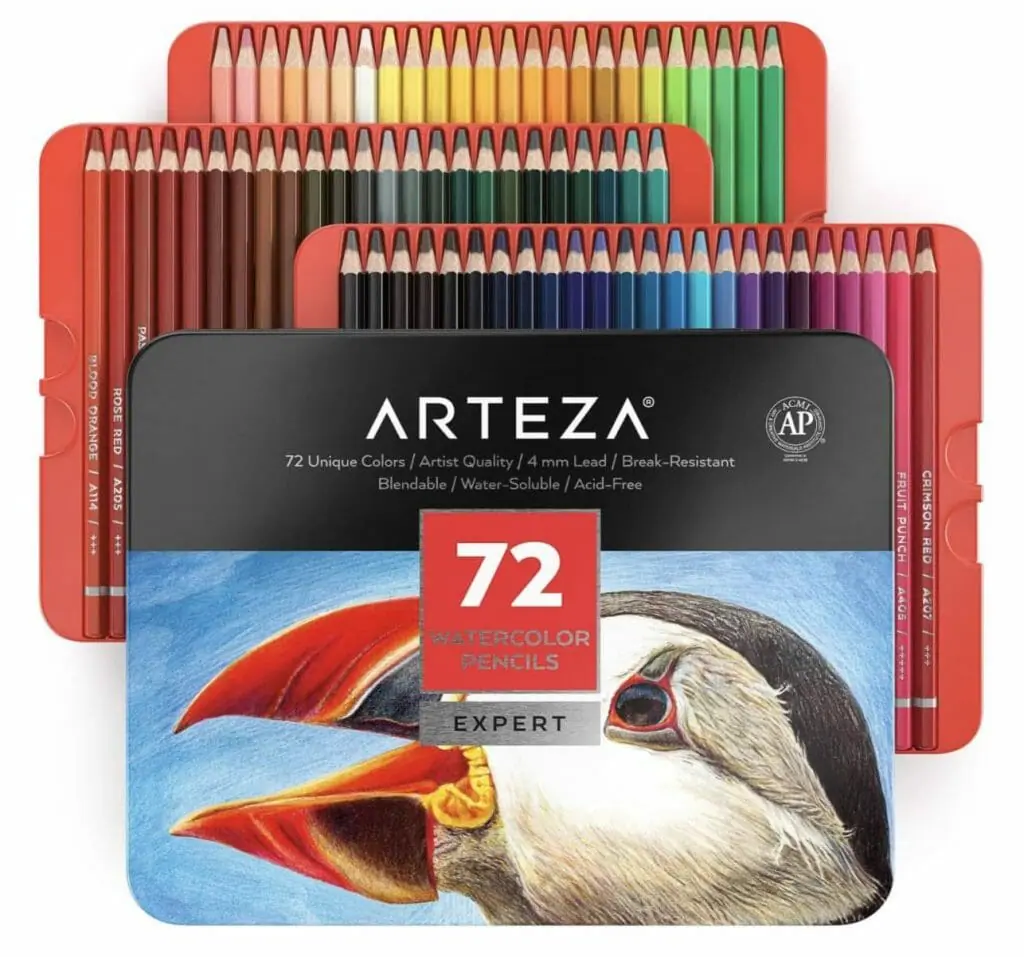 Arteza Professional Watercolor Pencils