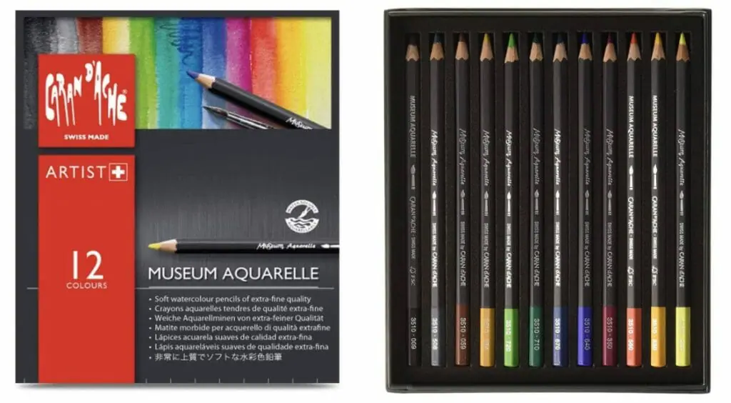 Caran D Ache Museum Aquarelle Pencil Sets Museum Intro Set