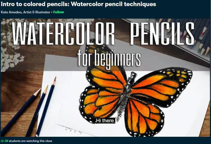 An Easy Watercolor Pencil Tutorial