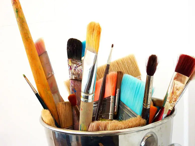 What are the types and brands for paintbrushes for oil paints. Painting  tutorial for be…