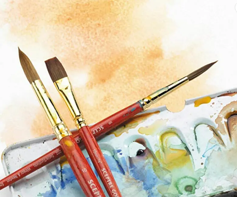 oil painting art brush