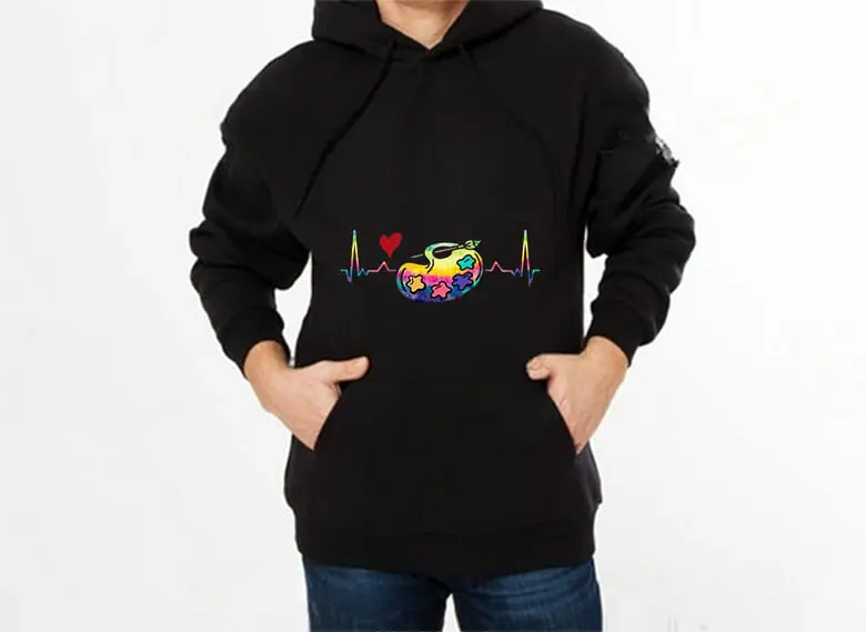 art themed hoodie