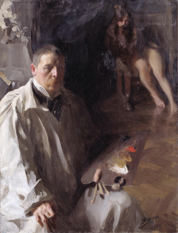 Anders Zorn's Self Portrait anders zorn's self portrait