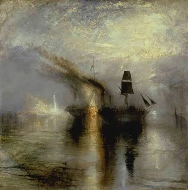 j.m.w. turner peace, burial at sea